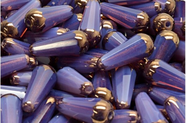 Firepolished Drop Beads 20x9mm - Image 1