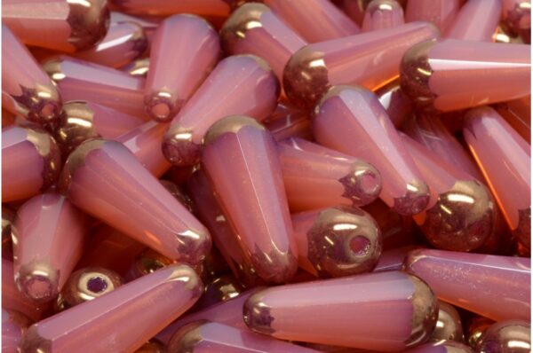 Firepolished Drop Beads 20x9mm - Image 1