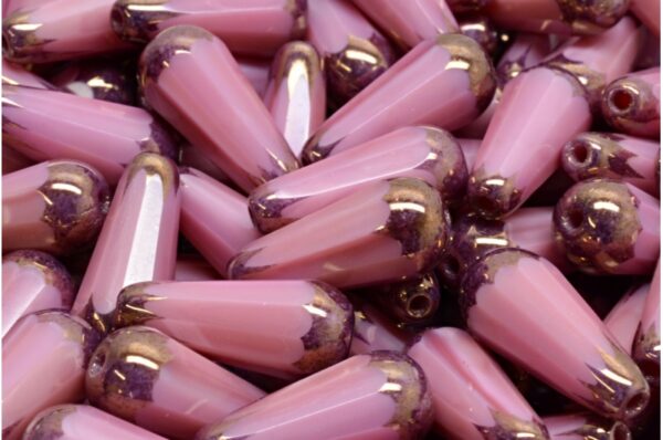 Firepolished Drop Beads 20x9mm - Image 1