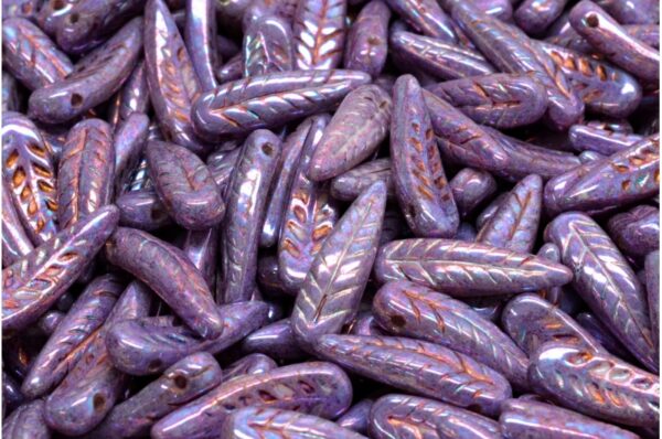 Bird Feather Beads 5x17mm - Image 1