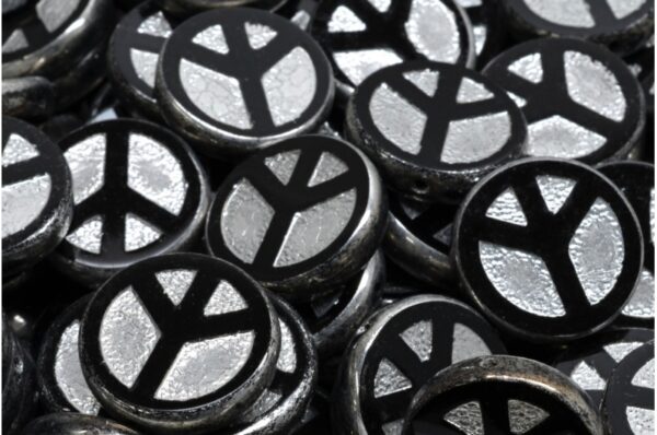 TCB Peace Beads 16x16mm - Image 1