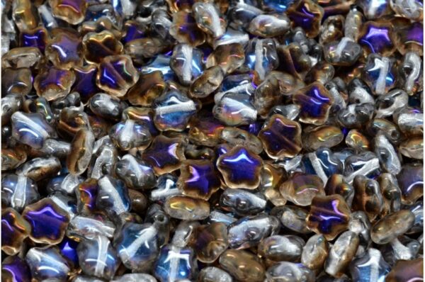 Flat Star Beads 6x6mm - Image 1