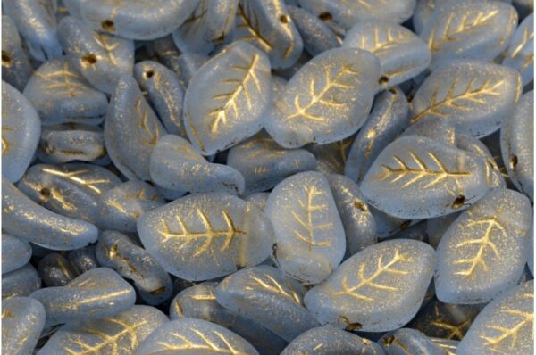 Wavy Leaf Beads 9x14mm - Image 1