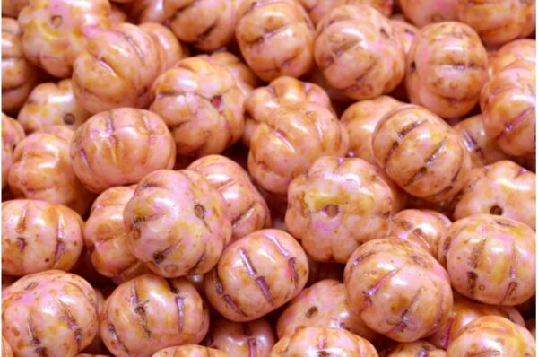 Pumpkin Beads 8x11mm - Image 1