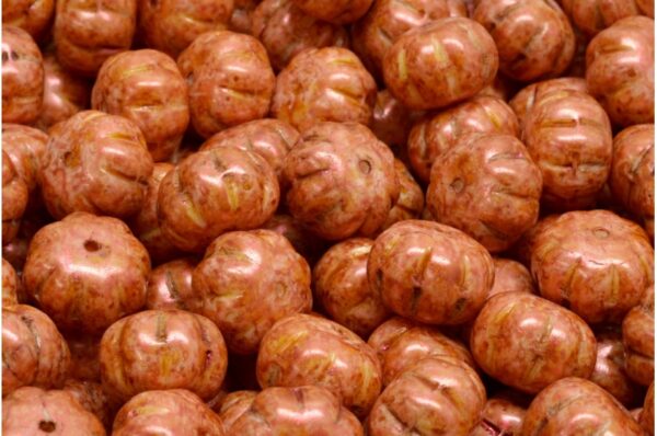 Pumpkin Beads 8x11mm - Image 1