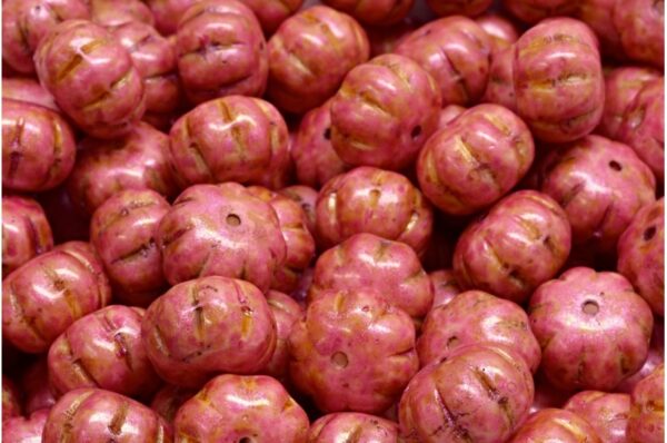 Pumpkin Beads 8x11mm - Image 1