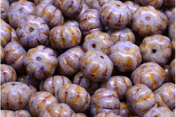 Pumpkin Beads 8x11mm - Image 1