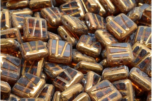 TCB Squared Designed Beads 10x10mm - Image 1