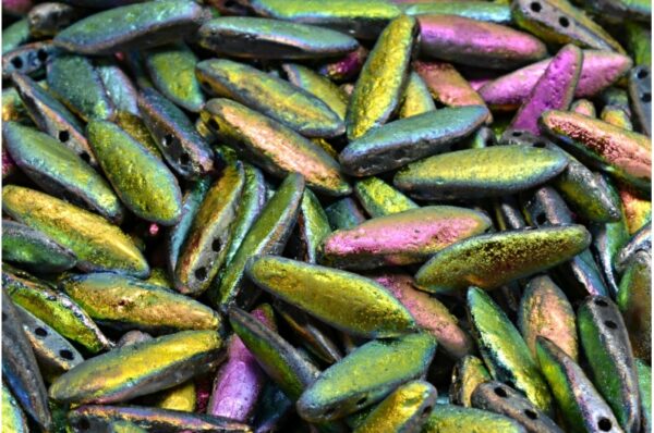 2 Hole Dagger Beads 5x16mm - Image 1