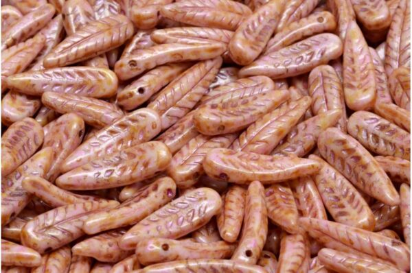 Bird Feather Beads 5x17mm - Image 1