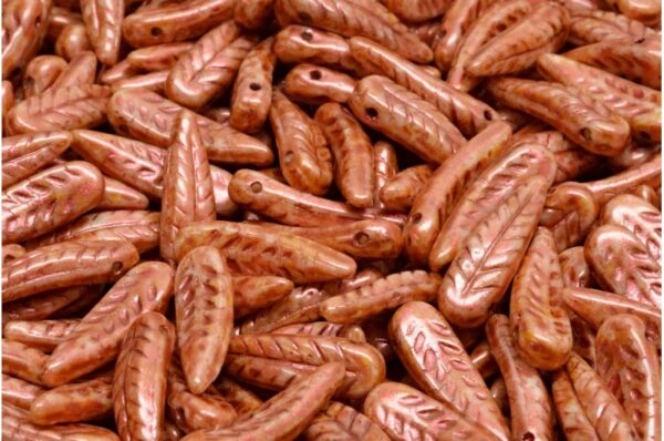 Bird Feather Beads 5x17mm - Image 1