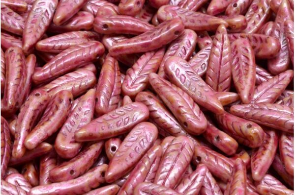 Bird Feather Beads 5x17mm - Image 1