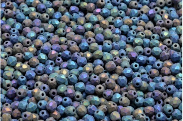 Firepolished Round Beads 3mm - Image 1