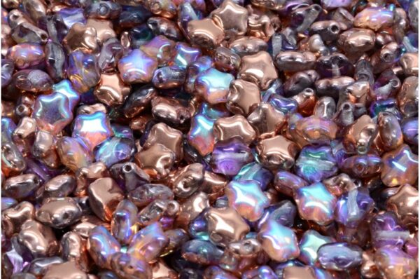 Flat Star Beads 6x6mm - Image 1