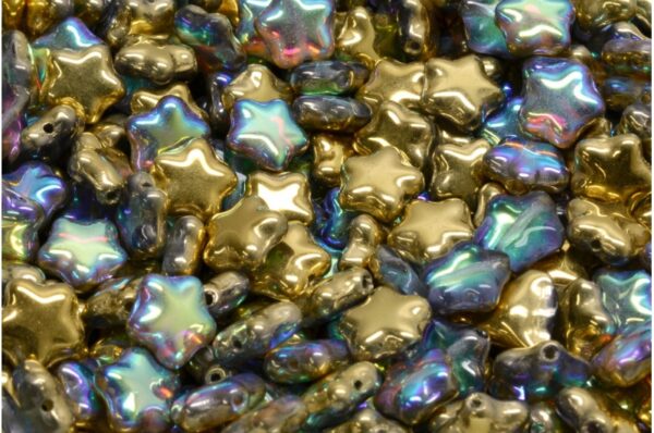 Flat Star Beads 8x8mm - Image 1