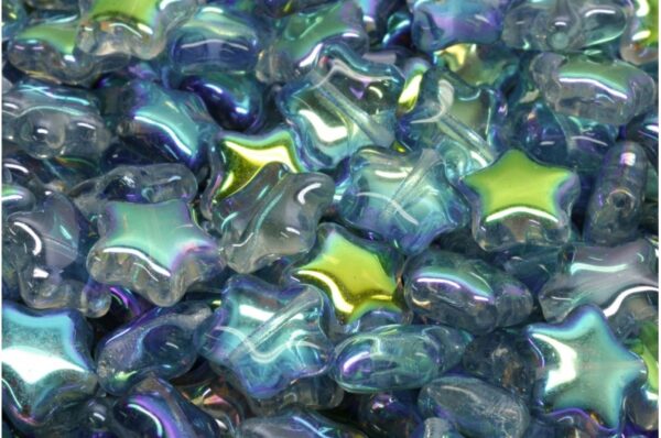 Flat Star Beads 12x12mm - Image 1