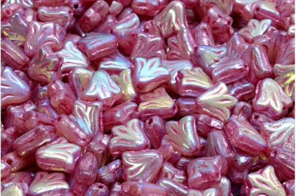 Lily Flower Beads 9x9mm - Image 1