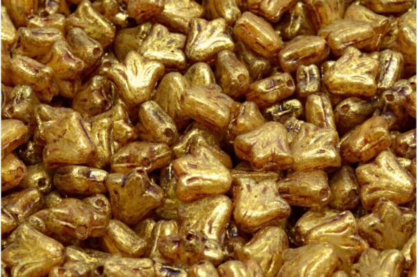 Lily Flower Beads 9x9mm - Image 1