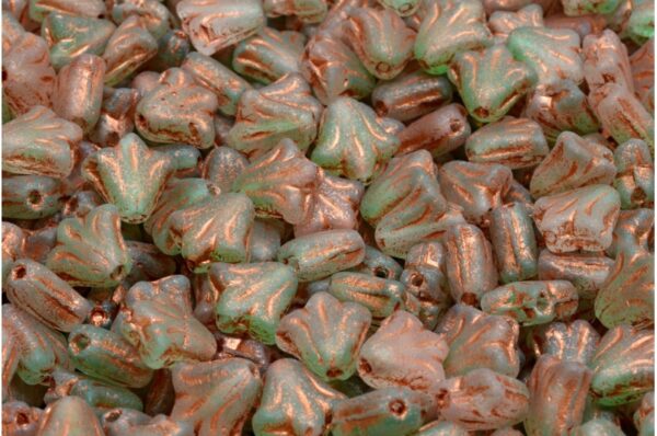 Lily Flower Beads 9x9mm - Image 1