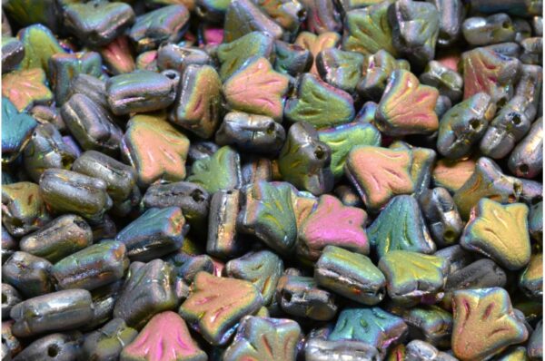 Lily Flower Beads 9x9mm - Image 1