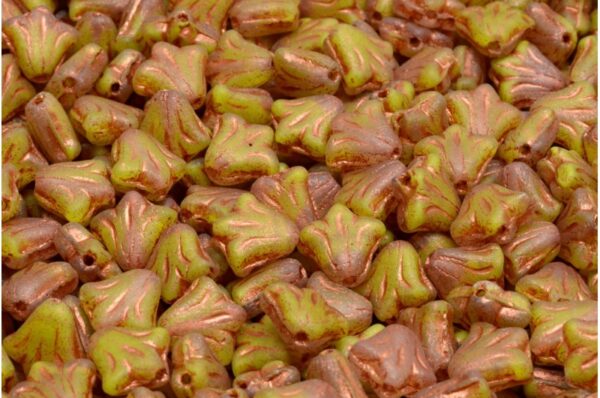 Lily Flower Beads 9x9mm - Image 1