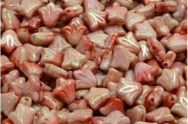 Lily Flower Beads 9x9mm - Image 1