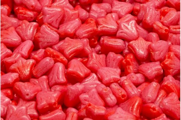 Lily Flower Beads 9x9mm - Image 1