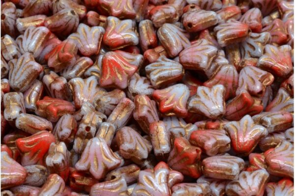 Lily Flower Beads 9x9mm - Image 1