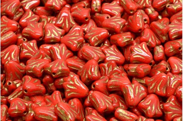 Lily Flower Beads 9x9mm - Image 1