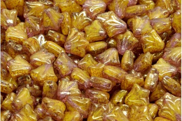 Lily Flower Beads 9x9mm - Image 1