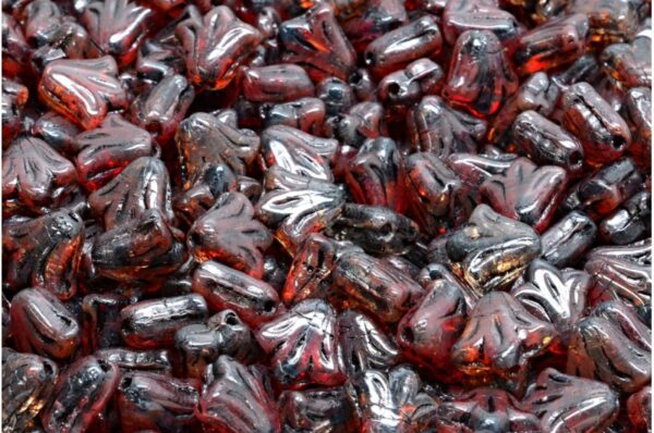 Lily Flower Beads 9x9mm - Image 1