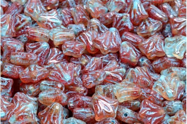 Lily Flower Beads 9x9mm - Image 1