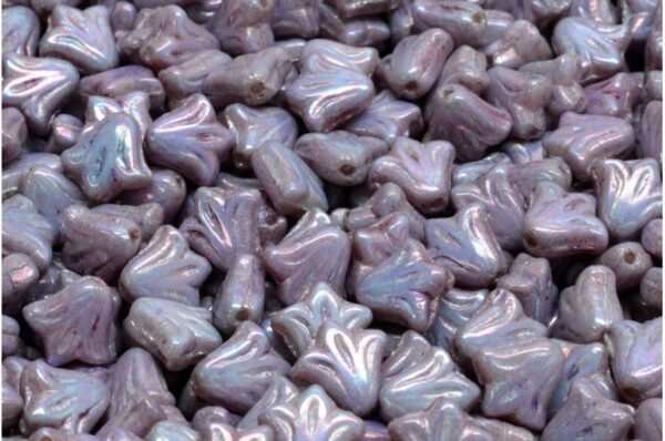 Lily Flower Beads 9x9mm - Image 1