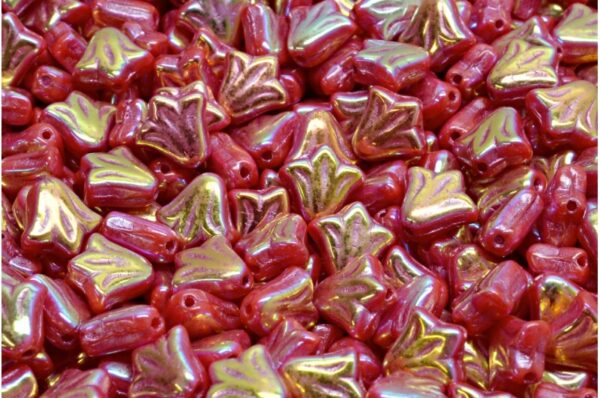 Lily Flower Beads 9x9mm - Image 1