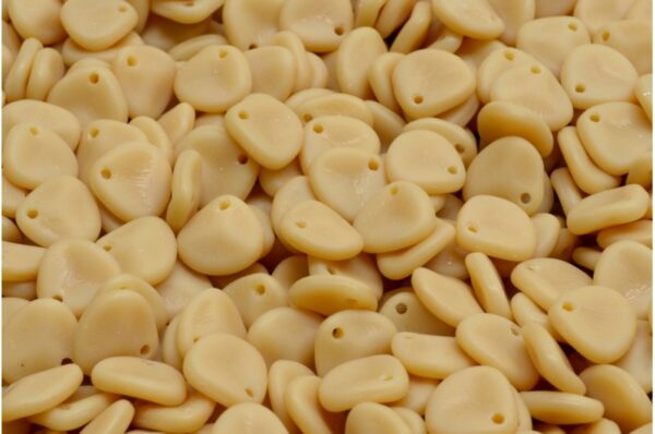 Rose Petal Beads 8x7mm - Image 1