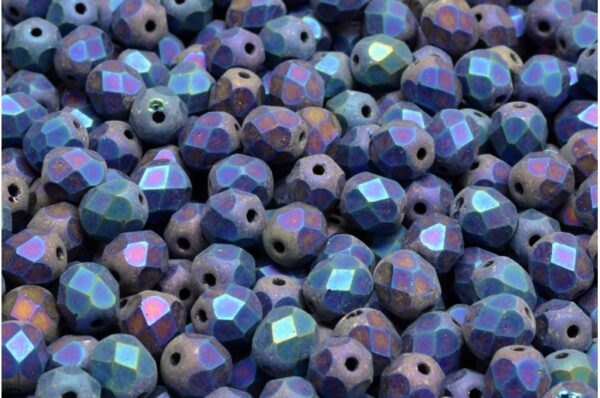 Firepolished Round Beads 6mm - Image 1