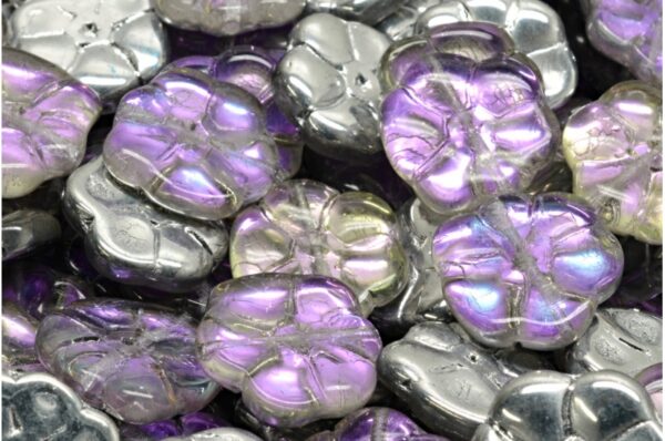 Primrose flower beads 15x15mm - Image 1