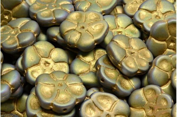 Primrose flower beads 15x15mm - Image 1