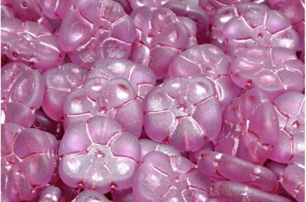 Primrose flower beads 15x15mm - Image 1