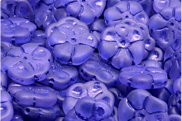 Primrose flower beads 15x15mm - Image 1