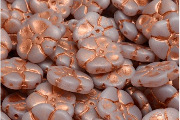 Primrose flower beads 15x15mm - Image 1