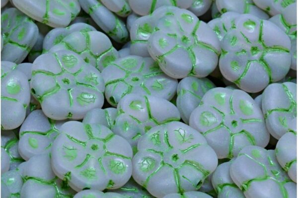 Primrose flower beads 15x15mm - Image 1