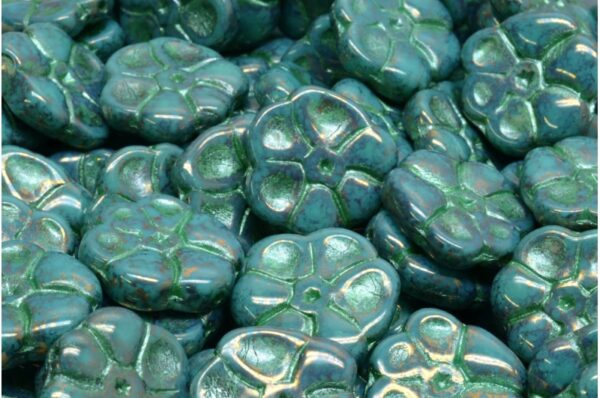 Primrose flower beads 15x15mm - Image 1