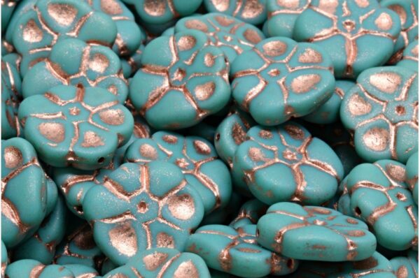 Primrose flower beads 15x15mm - Image 1