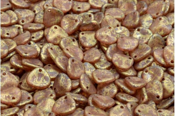 Rose Petal Beads 8x7mm - Image 1