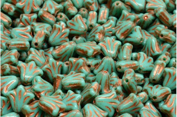 Lily Flower Beads 9x9mm - Image 1