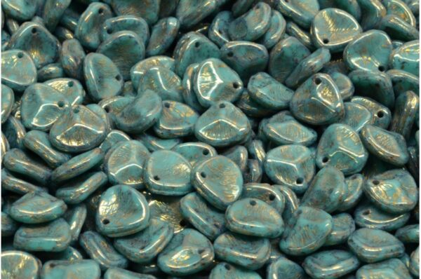 Rose Petal Beads 8x7mm - Image 1