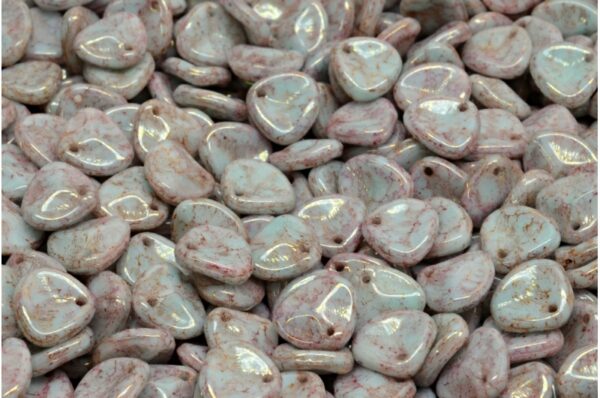 Rose Petal Beads 8x7mm - Image 1