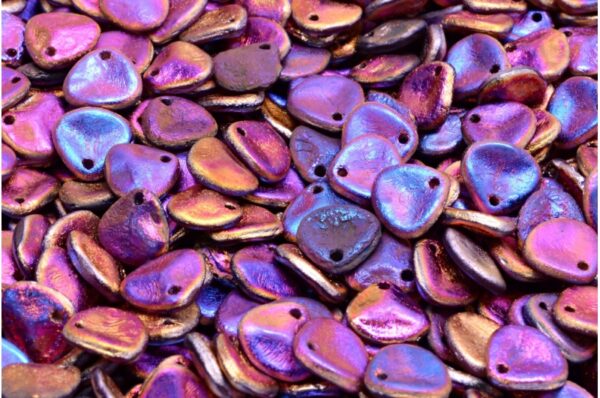 Rose Petal Beads 8x7mm - Image 1