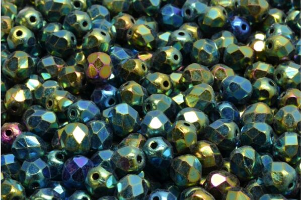 Firepolished Round Beads 6mm - Image 1